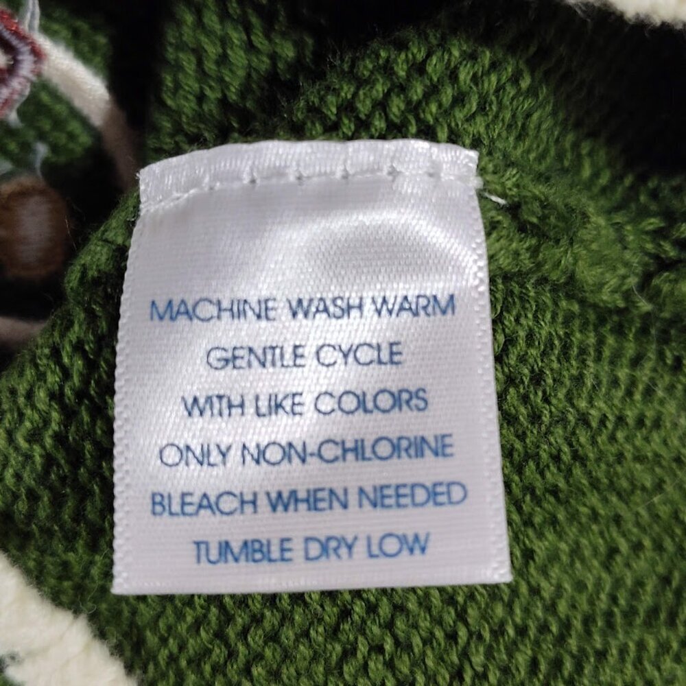 Greendog Y2K Christmas Sweater Vest Boy's 24 Months 100% Cotton NWT - Picture 10 of 10